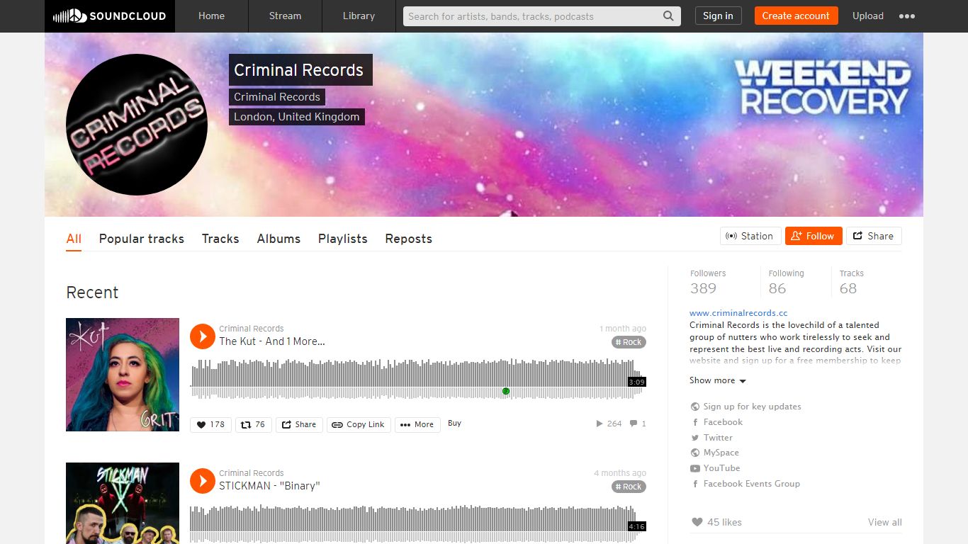 Stream Criminal Records music | Listen to songs, albums, playlists for ...